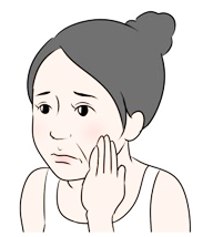 かさつく